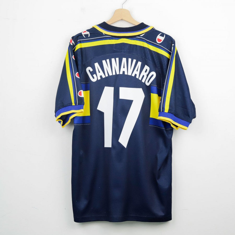 ウェア LOTTO Parma 3rd F.CANNAVARO 1999/2000 Parma Champion Third Jersey Cannavaro 17