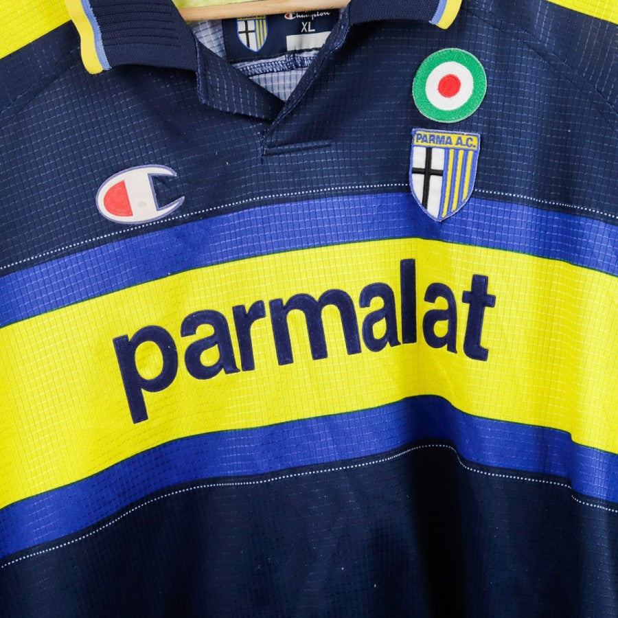 1999/2000 Parma Third Champion Shirt Fuser 7 Long Sleeve