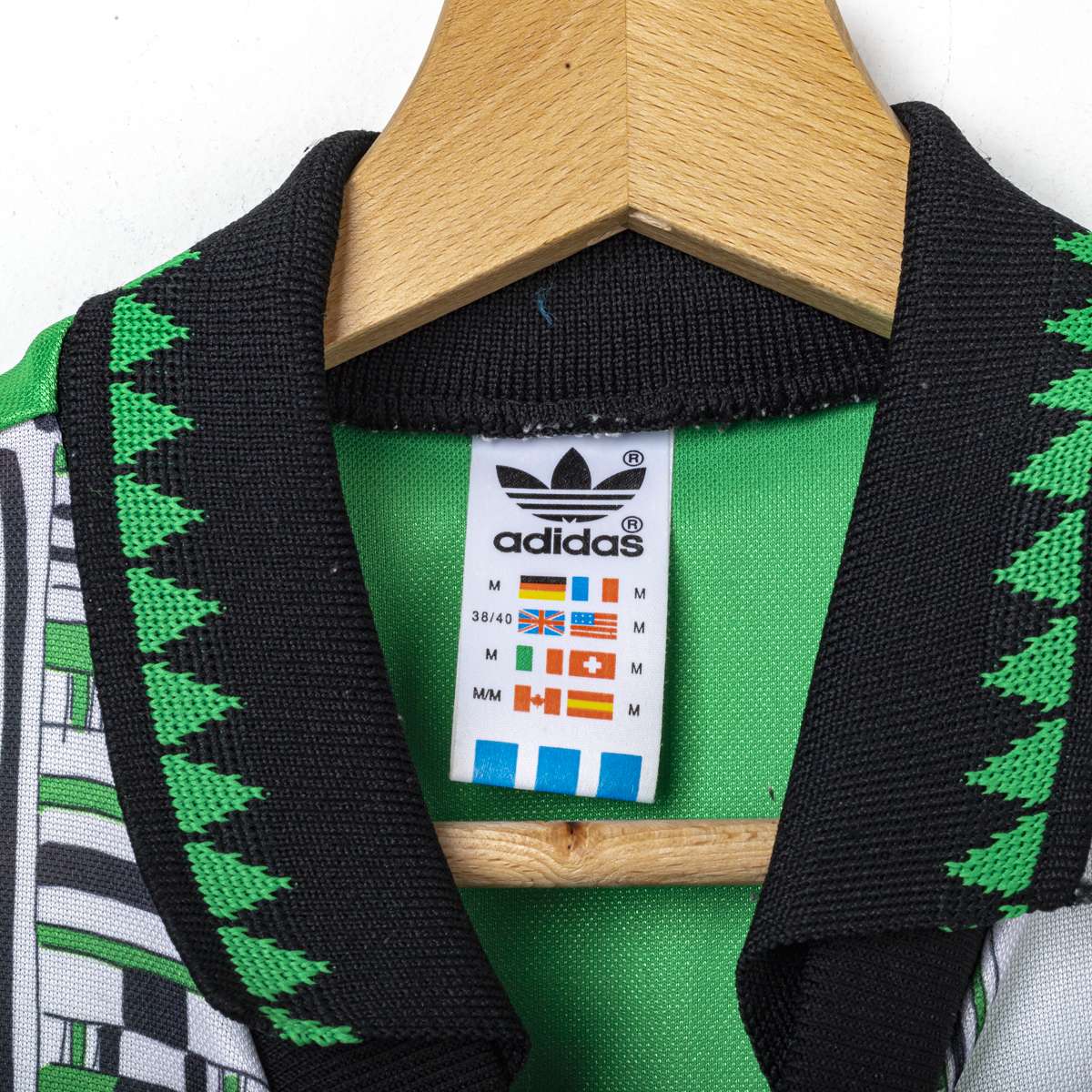 Nigeria Adidas Okocha 10 Home Shirt, 1994 World Cup USA