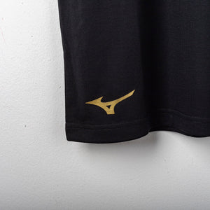 T-shirt SS Lazio Mizuno X Anniversary nera oro