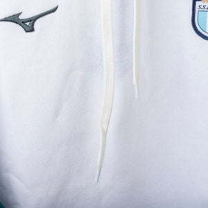 Felpa Cappuccio Bianca e Grigia Lazio Mizuno 2025/2026