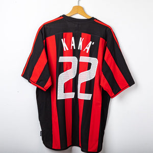 Maglia Home Milan Adidas Kakà 22 2003/2004