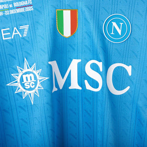 Maglia Napoli Home EA7 Neres 7 Finale Supercoppa 2025/2026