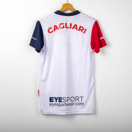 T-Shirt Cagliari Bianca Eye 2022/2023