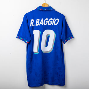 Maglia Home Italia Diadora Baggio 10 Mondiali USA 1994
