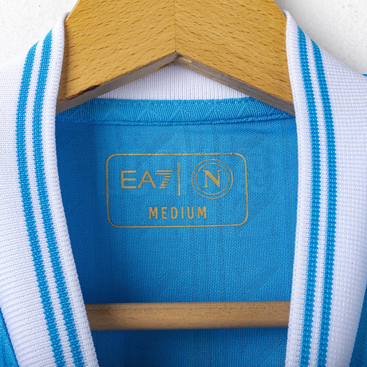 Maglia Napoli Home EA7 Neres 7 Finale Supercoppa 2025/2026