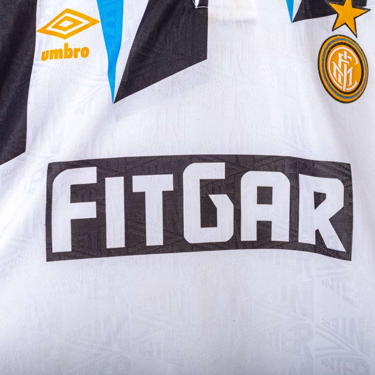Inter Umbro Fitgar 1991/1992 White Away Shirt