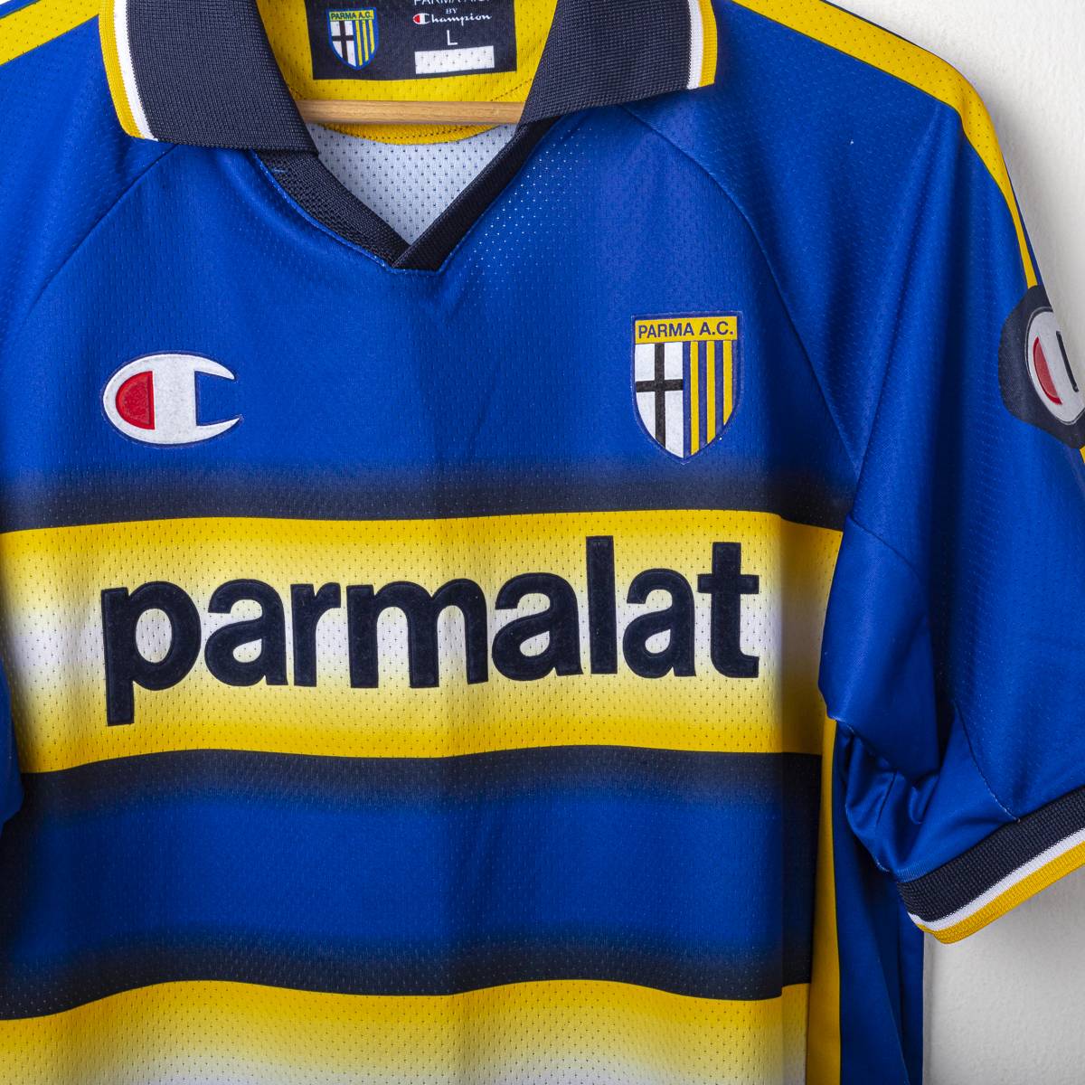Maglia Home Parma Champion Adriano n9 2003/2004