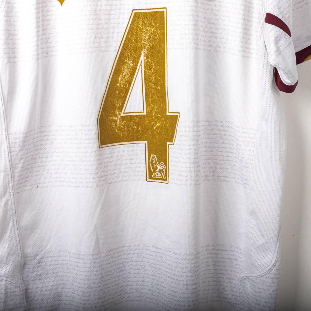 maglia away arsenal nike fabregas 4 2007/2008 72x57