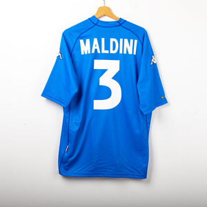 Maglia Home Italia Kappa Maldini n3 Euro 2000