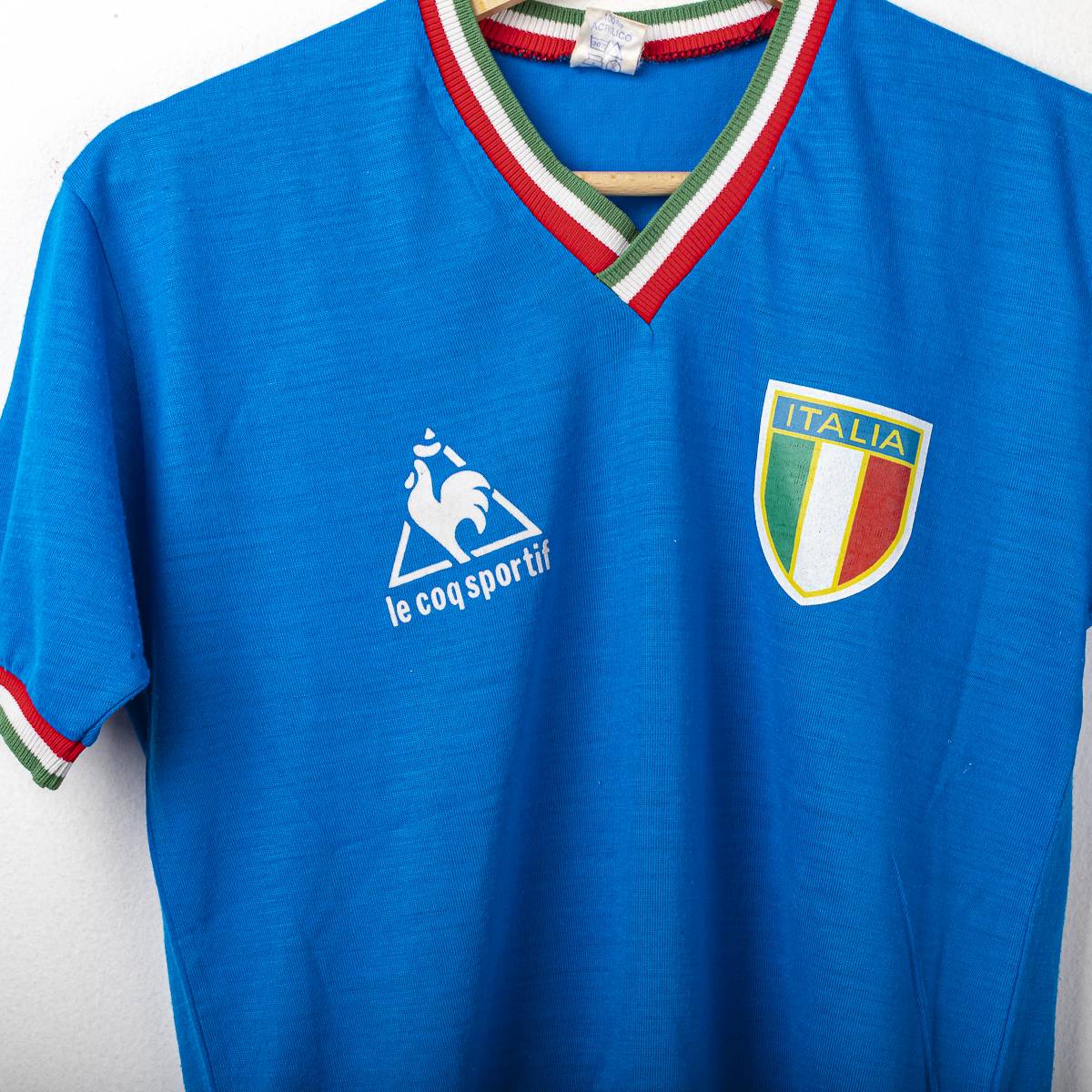 Maglia Home Italia Le Coq Sportif Rossi 20 mc 1982