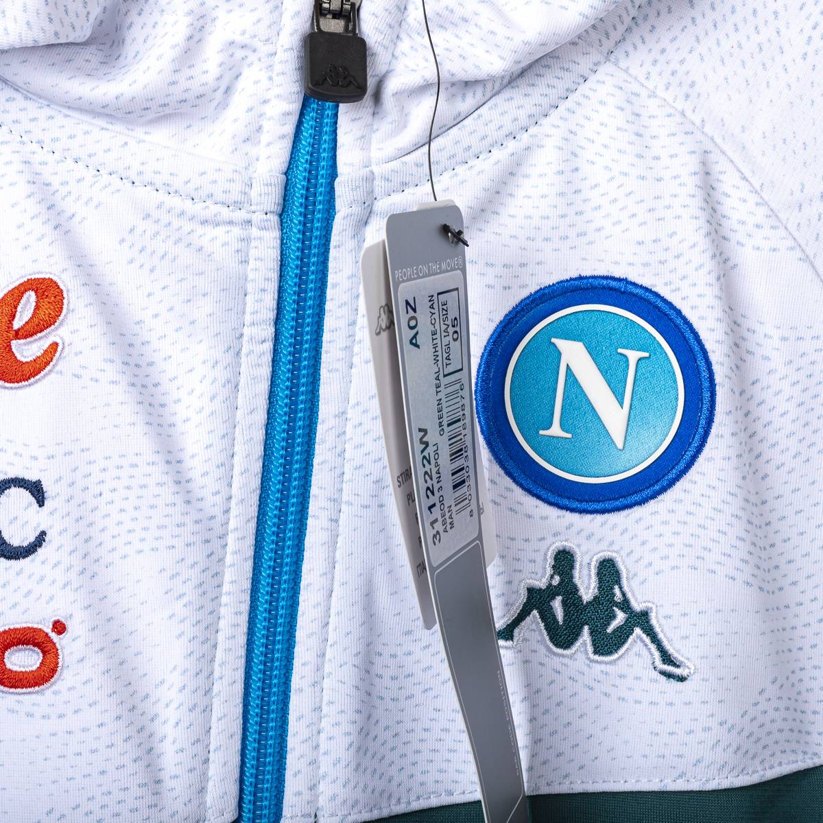 Tuta bambino cappuccio Napoli Kappa 2020/2021