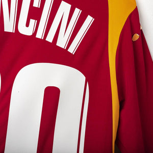 Maglia Home As Roma Diadora Mancini n30 2005/2006