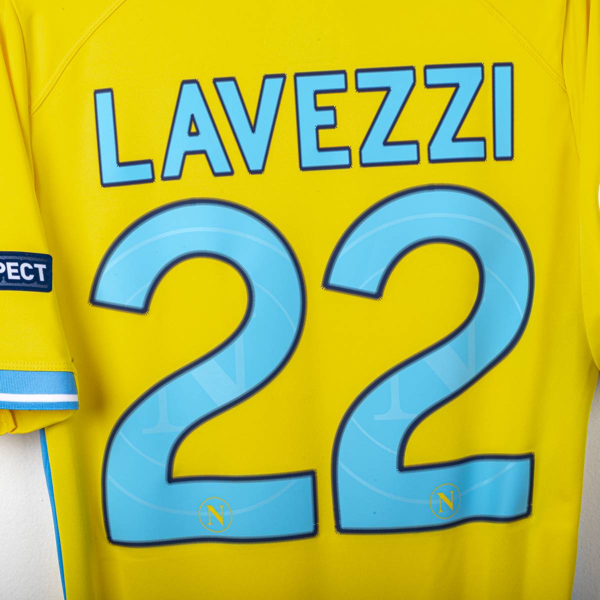 Maglia Third Napoli Macron UCL Lavezzi 22 2011/2012