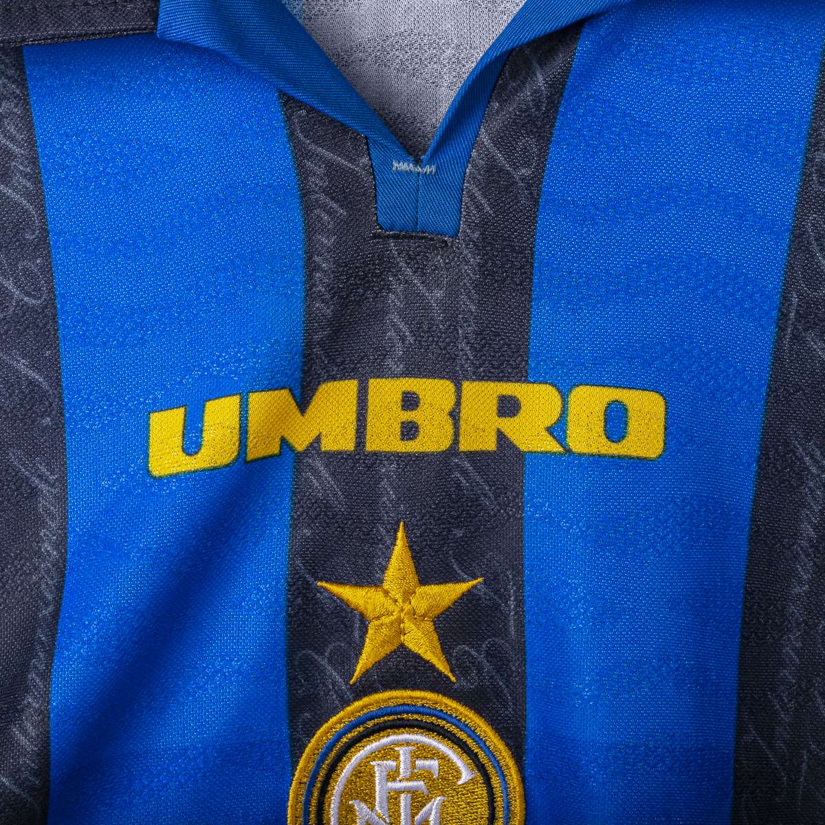 Maglia Home Inter Umbro Pirelli Zanetti n4 1996/1997