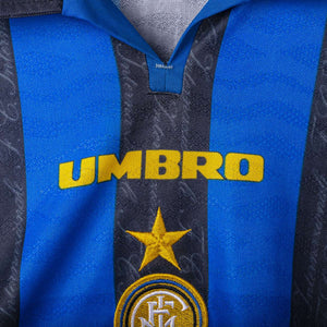 Maglia Home Inter Umbro Pirelli Zanetti n4 1996/1997
