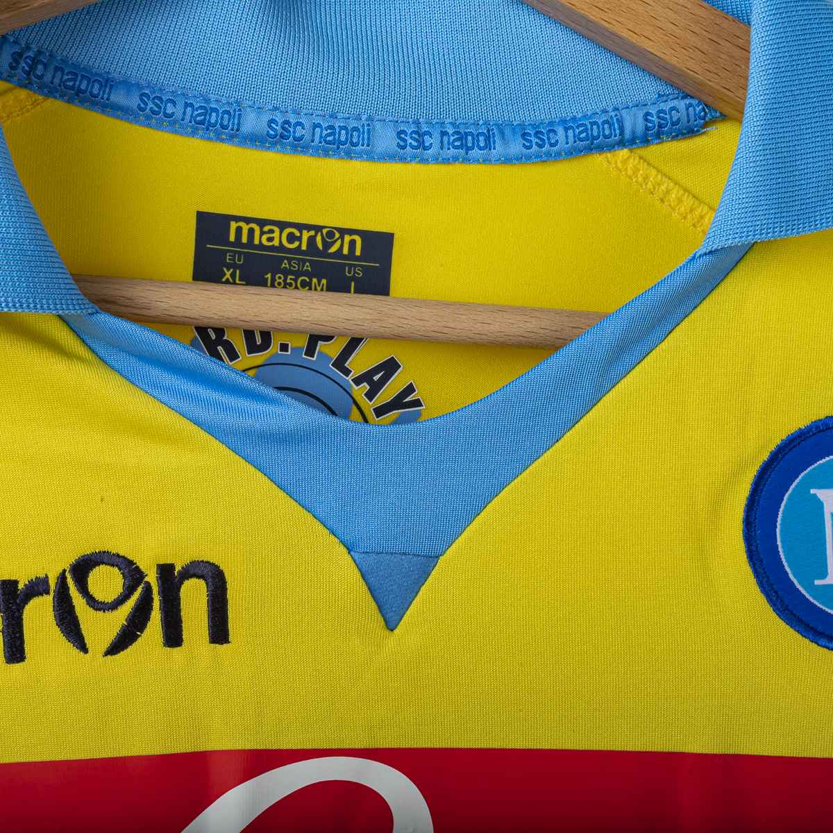 Maglia Third Napoli Macron Lete Cavani 7 UCL 2011/2012