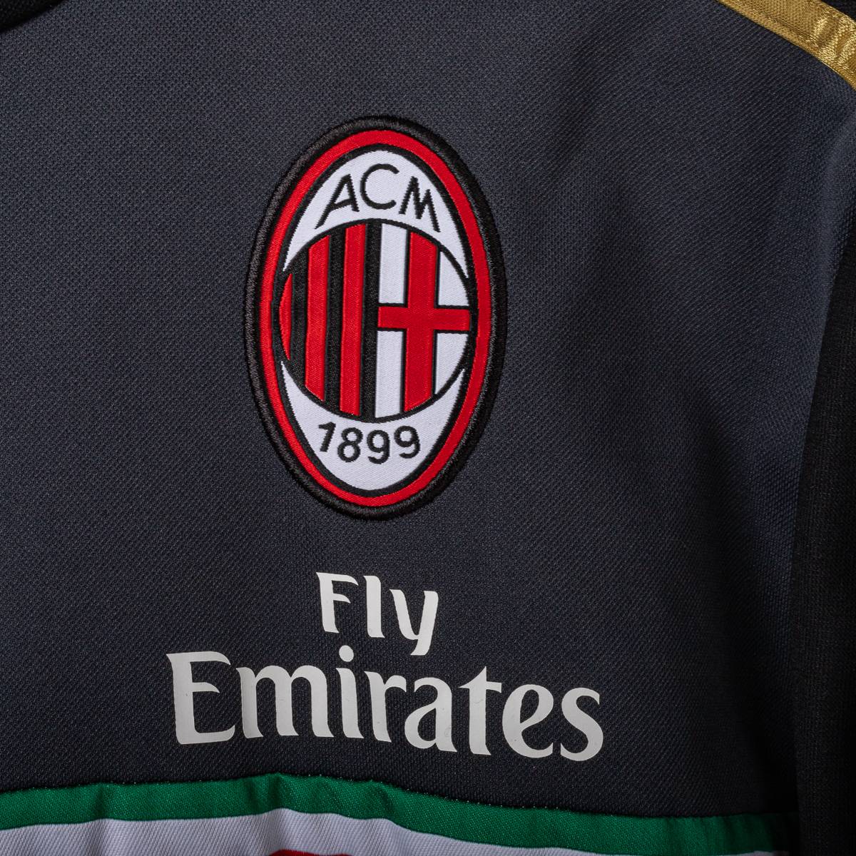 Felpa Cappuccio Milan Adidas Fly Emirates 2014/2015