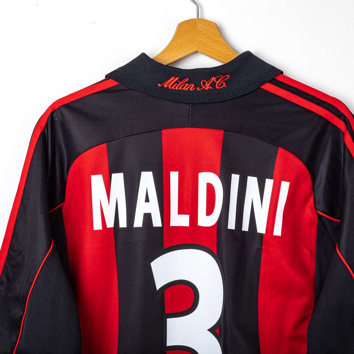 Milan Adidas Maldini 3 1998/1999 Home Shirt