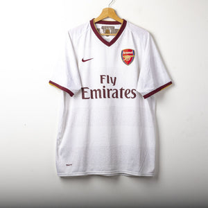 maglia away arsenal nike fabregas 4 2007/2008 72x57