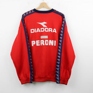 Felpa Allenamento Napoli Diadora Rossa 2000/2001 by DIADORA - Home (2)
