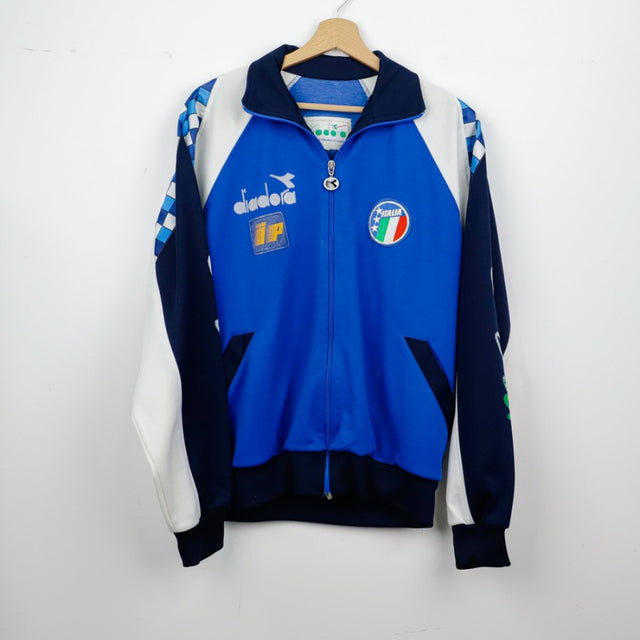 Felpa Italia Nazionale Diadora 1990 by DIADORA - Maglie vintage scontate del 30%