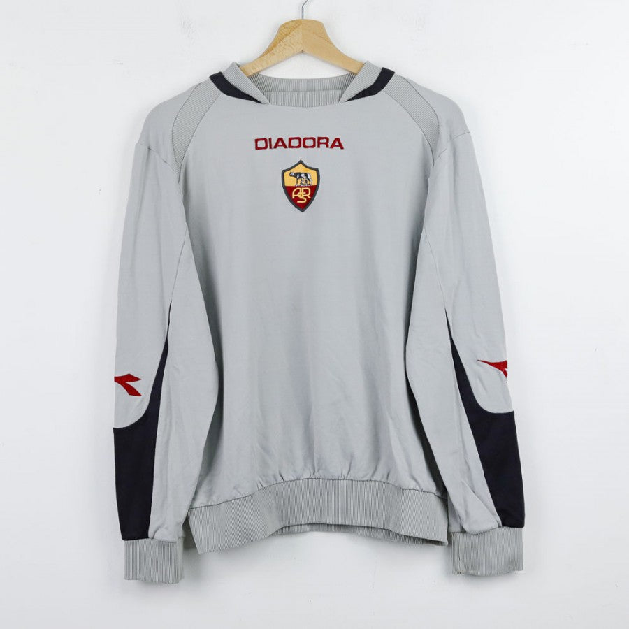 Roma Diadora Grey Sweatshirt 2003/2004