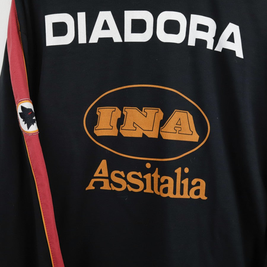 1997-98 As Roma Home Shirt Diadora Ina Assitalia XL (Top 1997-98 As Roma Home Shirt Diadora Ina Assitalia XL (Top