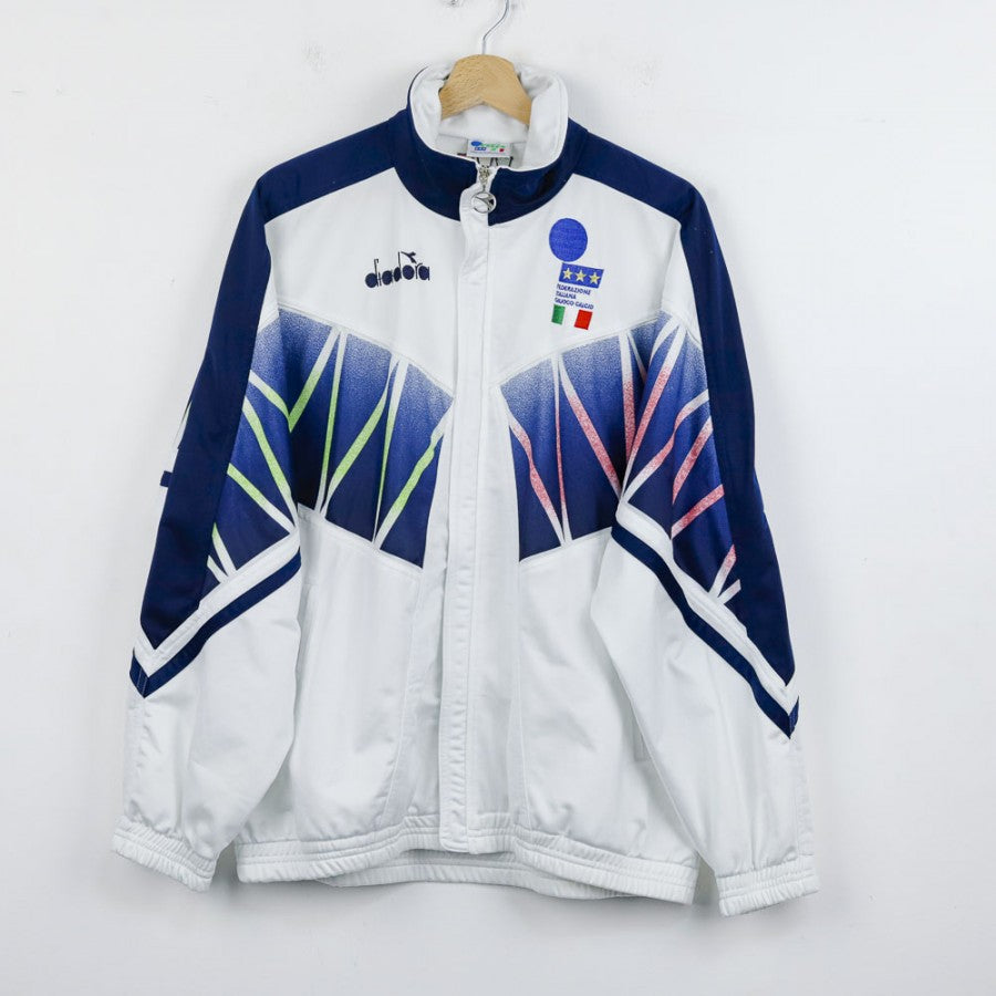 ITALIA 1990 DIADORA Track Jacket size L World Cup 90 Italy vintage football EUR 73,00 - ES