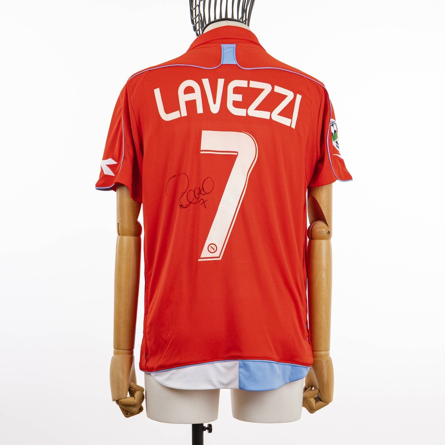 SSC NAPOLI EZEQUIEL LAVEZZI 2008-09 DIADORA HOME SERIE A ITALY SOCCER JERSEY SMALL SSC NAPOLI EZEQUIEL LAVEZZI 2008-09 DIADORA HOME SERIE A ITALY SOCCER JERSEY SMALL