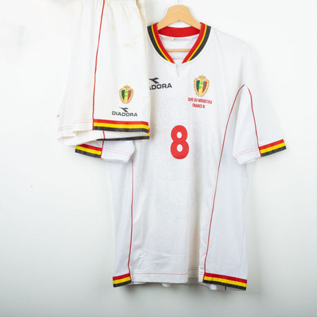 Maglia e pantaloncino Away Belgio Diadora Oliveira 8 Francia 98 by DIADORA