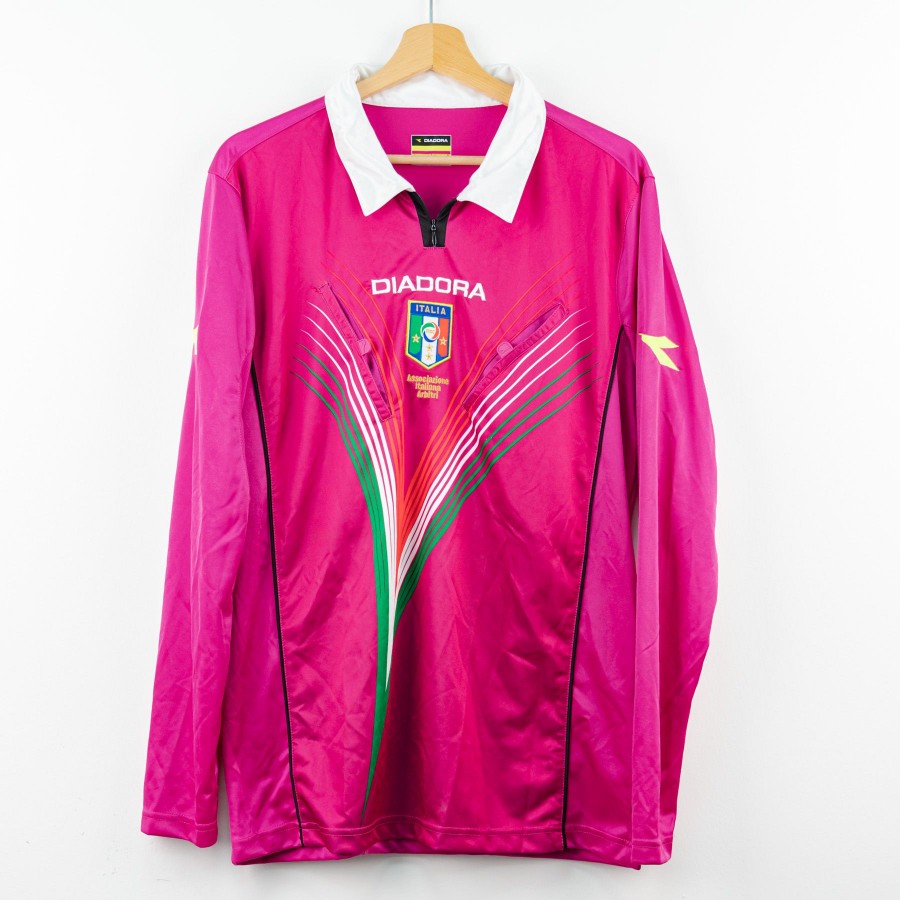 MAGLIA CALCIO SHIRT ARBITRO DIADORA TAG.XS SERIE A ITALY JERSEY MAILLOT MATCH A1 MAGLIA CALCIO SHIRT ARBITRO DIADORA TAG.XS SERIE A ITALY JERSEY MAILLOT MATCH A1