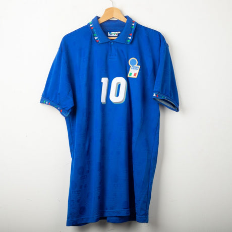 Maglia Home Italia Diadora Baggio 10 USA 1994 by DIADORA - Home (2)