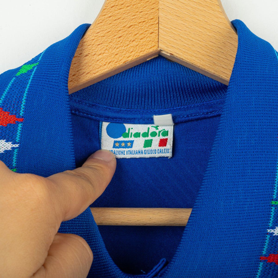 Maglia Home Italia Diadora Baggio 10 USA 1994 by DIADORA - Home (13)