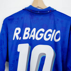 Maglia Home Italia Diadora Baggio 10 "USA 94" by DIADORA - Home (4)