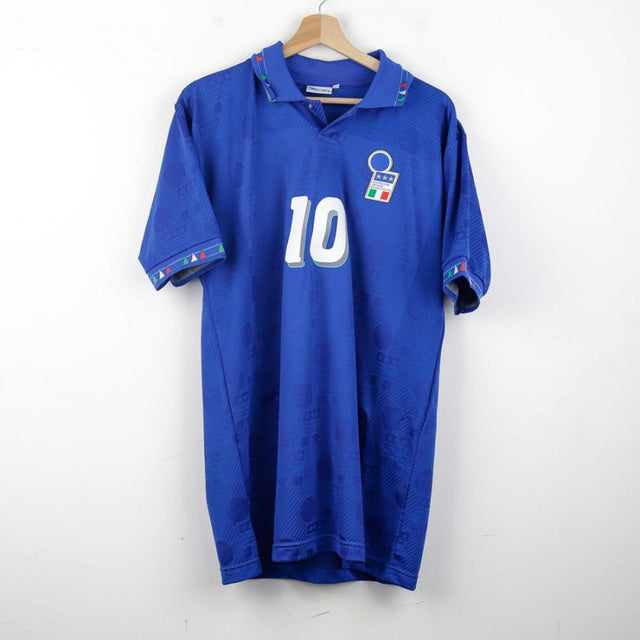 Maglia Home Italia Diadora Baggio N10 Usa 1994 by DIADORA
