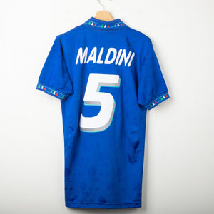 Maglia Home Italia Diadora Maldini 5 USA 1994 by DIADORA - Home