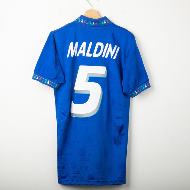 Maglia Home Italia Diadora Maldini 5 USA 1994 by DIADORA - Home