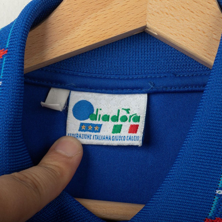 Maglia Home Junior Italia Diadora ML 1992 by DIADORA - Home (14)