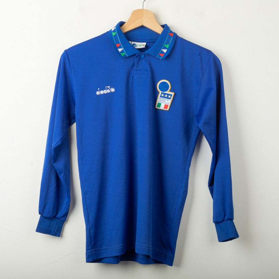 Maglia Home Junior Italia Diadora ML 1992 by DIADORA - Home