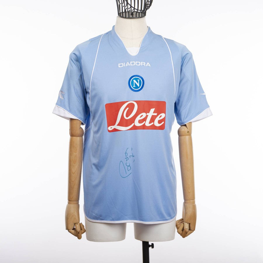 maglia home napoli lavezzi 7 autografata 2007/2008  by DIADORA - Home (2)