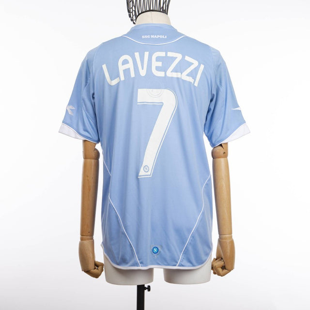 maglia home napoli lavezzi 7 autografata 2007/2008  by DIADORA - Home