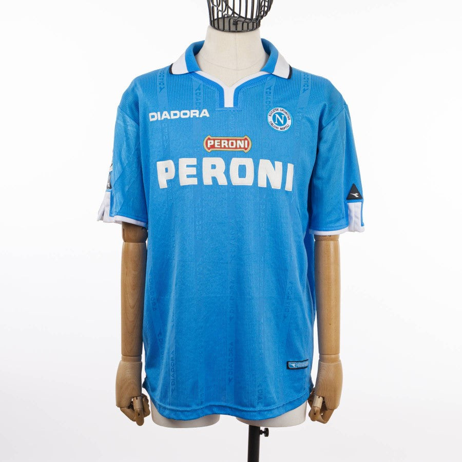 maglia home napoli ml baccin n4 2001/2002 by DIADORA - Home (2)