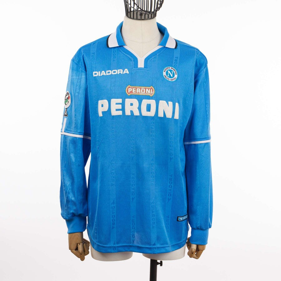 maglia home napoli ml stellone n9 2001/2002 by DIADORA - Home (2)