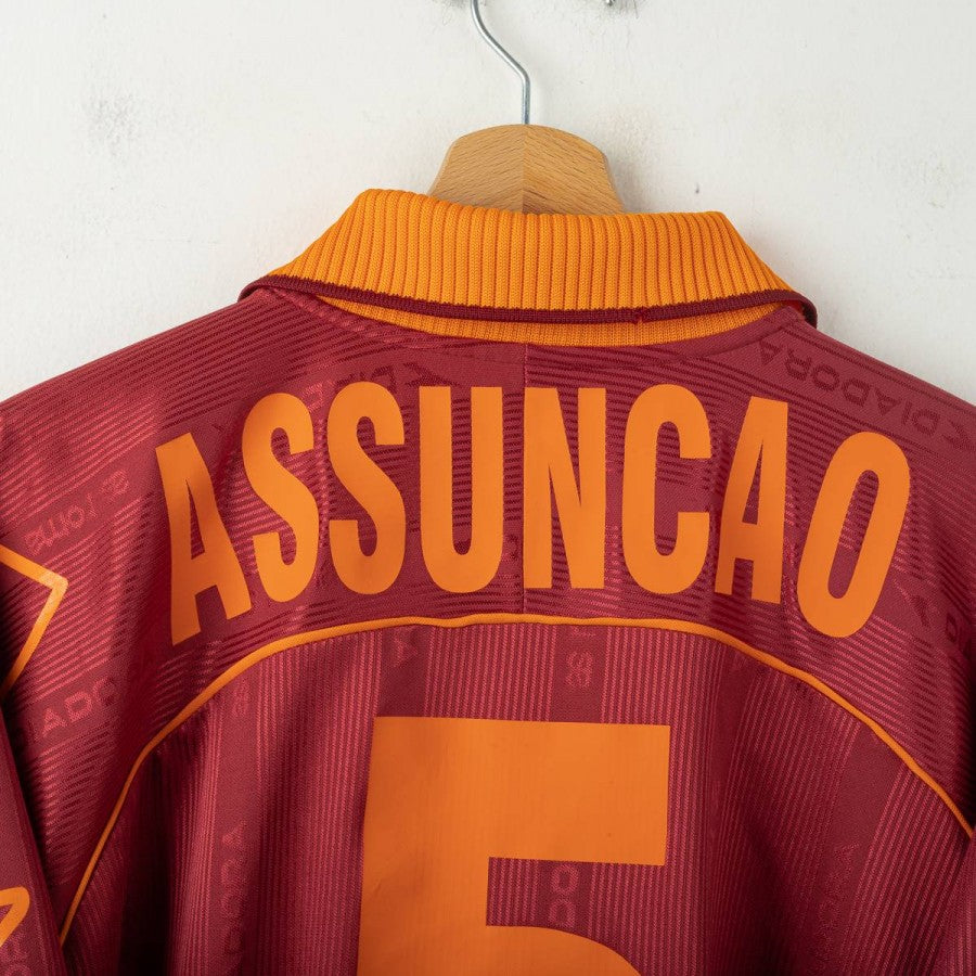 1999/2000 Home Roma Shirt Assuncao 5