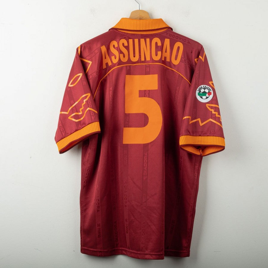 1999/2000 Home Roma Shirt Assuncao 5