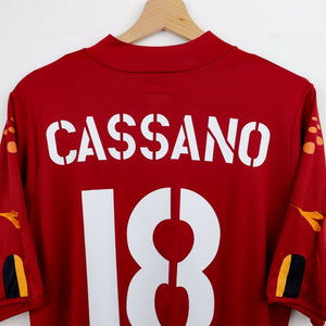Maglia Home Roma Diadora Cassano 18 2004/2005  by DIADORA - Home (4)