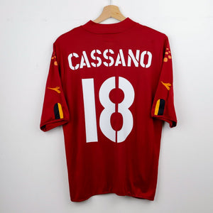 Maglia Home Roma Diadora Cassano 18 2004/2005  by DIADORA - Home