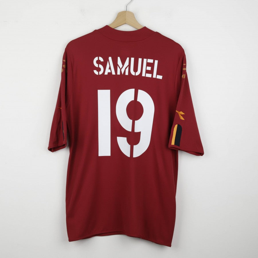 Maglia Home Roma Diadora Samuel 19 2004/2005  by DIADORA - Home