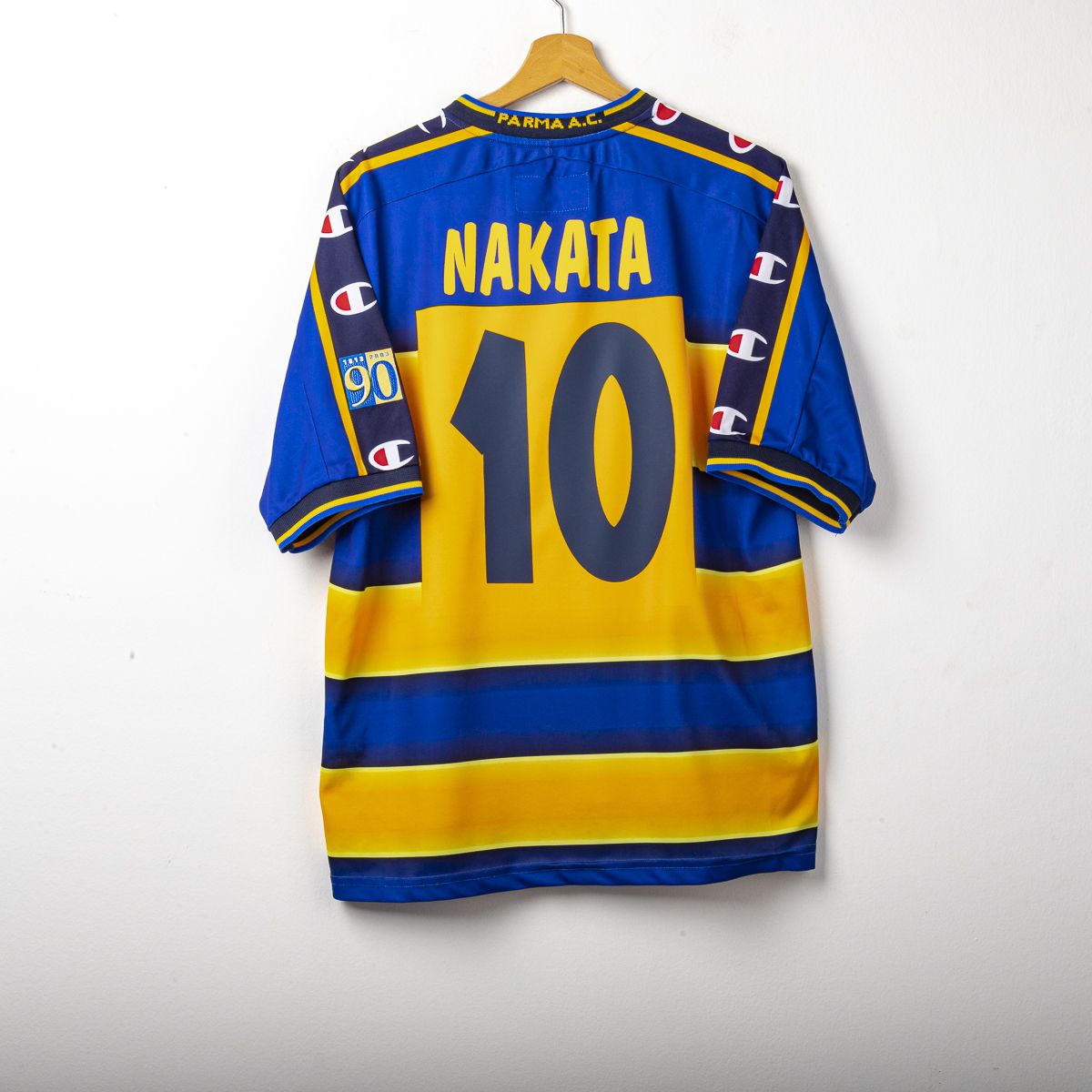Maglia Home Parma Champion Nakata n10 2002/2003